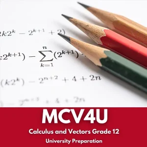 Calculus and Vectors, Grade 12 (MCV4U)