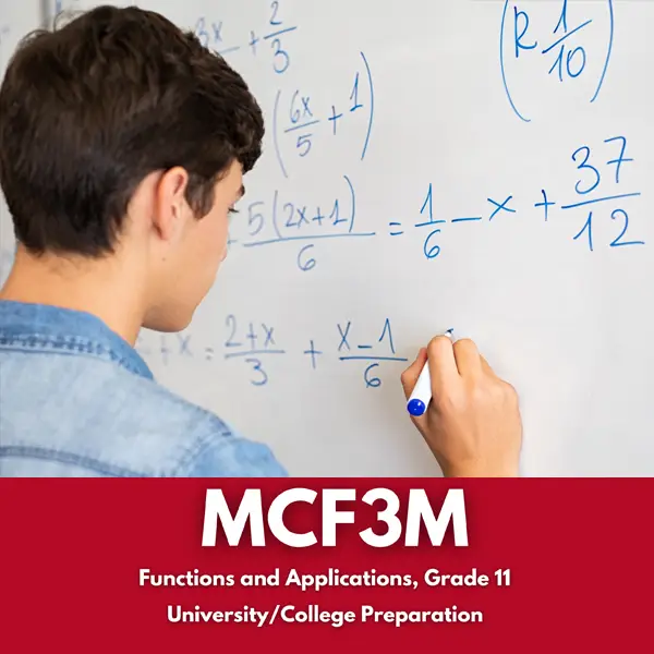Functions and Applications, Grade 11, University College Preparation, (Summer) (MCF3M) Functions and Applications, Grade 11, University College Preparation, (Summer) (MCF3M)