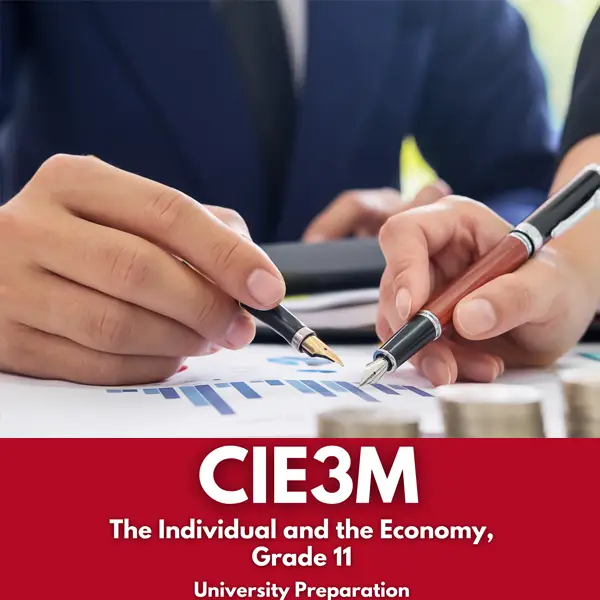 The Individual and the Economy (CIE3M)-2025 The Individual and the Economy (CIE3M)-2025
